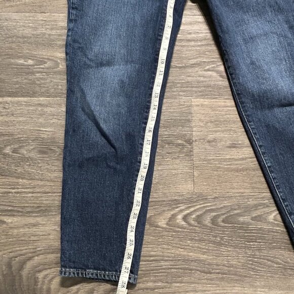 Old Navy Jeans SZ 6 Maternity Low Panel OG Straight Leg Denim Dark Wash Stretch - Picture 4 of 8